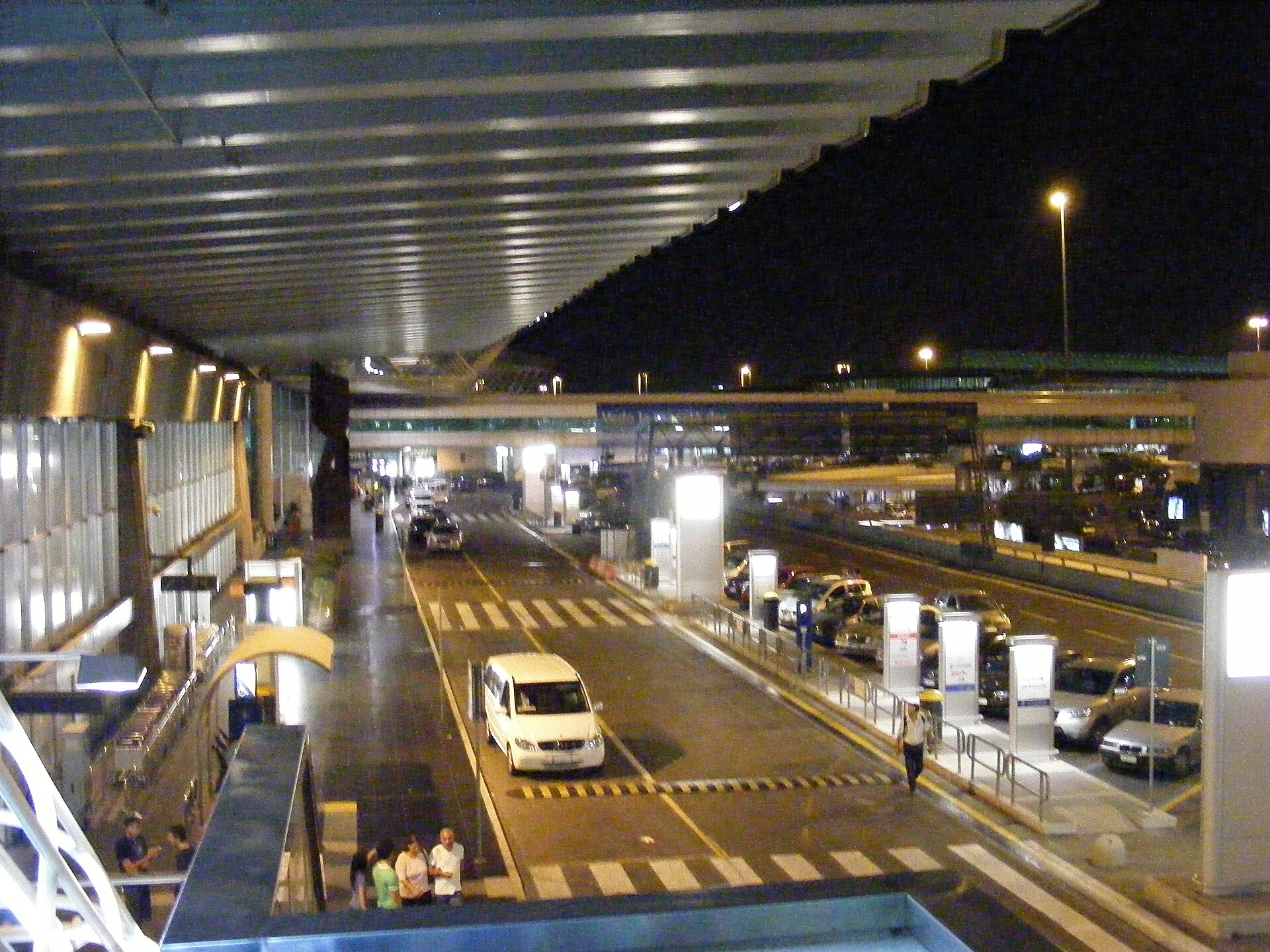 Fiumicino FCO airport terminal, Rome